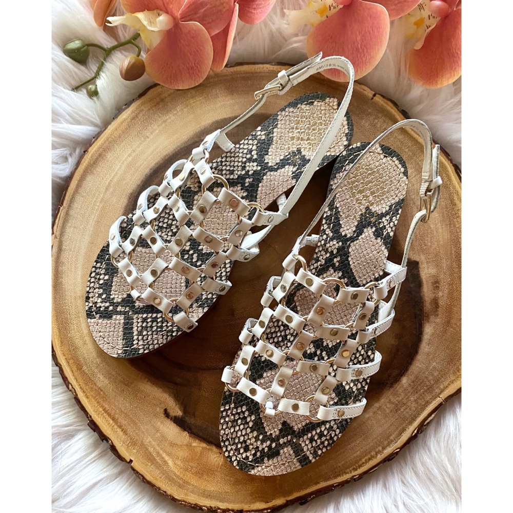 NIB Vince Camuto White Richintie Sandal